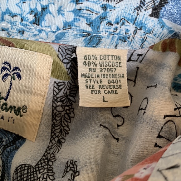 Pau Hana Hawaii Aloha Shirt - Large - Picture 11 of 13